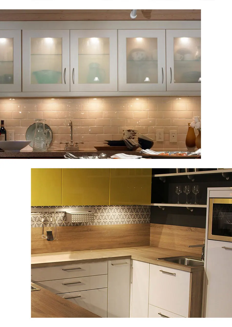 2.5W 12V DC LED Cabinet Lights Round Aluminum Puck Lamp Kitchen Counter Cupboard Bar Showcase Lamps Led Fixtures Shelf Lighting (14)