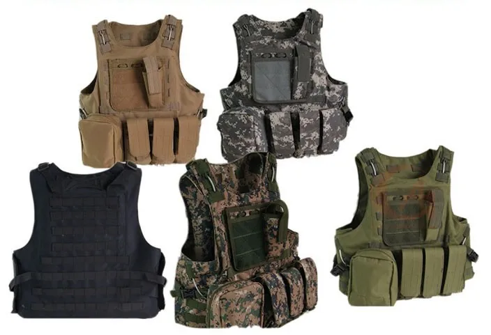 Тактический жилет Molle Combat Strike Plate Перевозчик жилет стальной проволоки жилет Открытый военный инвентарь 1000D HT13-0001