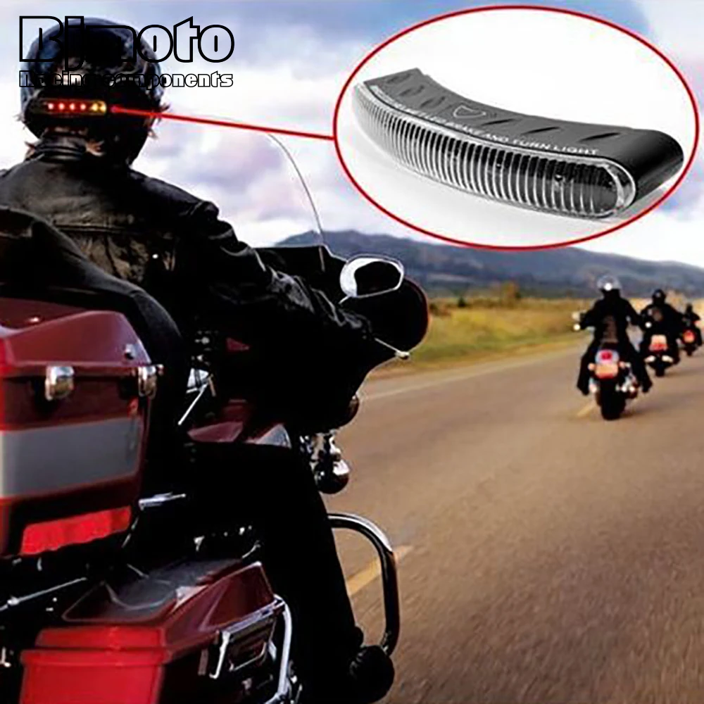 SL 068 2016 Wireless Motorcycle Atv Racing Helmet LED Safety Light With