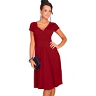 25% off! Women Dresses Summer Casual New Fashion Hot Sale V-neck Short Sleeve Party Dresses Size S M L XL XXL XXXL Plus Size Save 4.5 on Women Dresses Summer Casual New Fashion Hot Sale V-neck Short Sleeve Party Dresses Size S M L XL XXL XXXL Plus Size