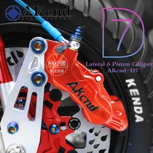 Мотоцикл тормозных суппортов суппорт Akcnd-d7 6 ПОРШНЕВЫЕ тормозные насос 40 мм отверстие в отверстие для Yamaha Kawasaki Suzuki Honda модификации