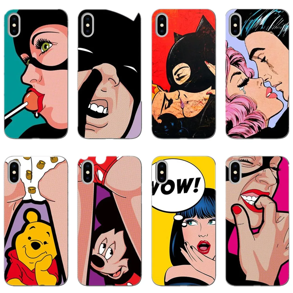 Wonder woman супергерой Микки Винни Пух мягкие ТПУ чехлы для телефонов iPhone XS XR MAX X10 5 5S 5SE
