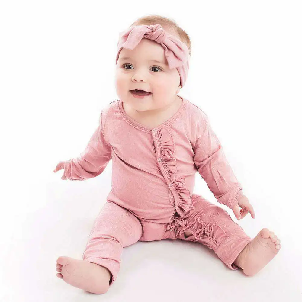 2019 New Spring Autumn Newborn Infant Baby Girl Boy Ribbed Bodysuit
