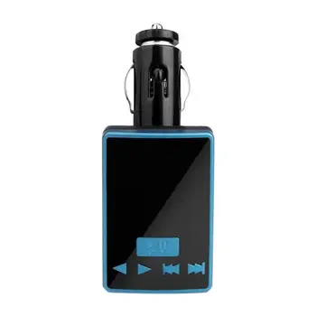 

Wireless Bluetooth Car Charger Multifunction Hands Free FM Transmitter Car Kit MP3 Player TF USB LCD Car Music Player Electronic
