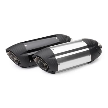 

Motorcycle 38-51mm Exhaust Muffler Pipe Stainless Steel Rear Escape with Removable DB Killer Silencer Dirt Bike Scooter ATV 380