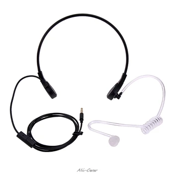 

3.5mm Throat MIC Headset Covert Acoustic Tube FBI Earphone for iPhone Android