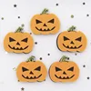 Parches acolchados de tela no tejida con apliques de calabaza para Halloween, 10 Uds., para disfraces de Halloween, sombreros, accesorios de adorno, F79 ► Foto 3/4