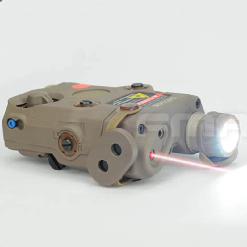 

Military utility version hunting NEW AN-PEQ 15-upgraded version features white LED + Red Laser indicating band IR lens DE/BK/FG