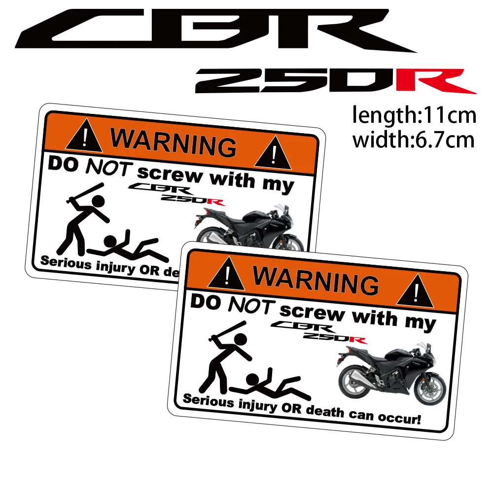 KODASKIN Motorcycle Cheap Creative Warning Sticker Decal for Honda CBR250R | Автомобили и мотоциклы