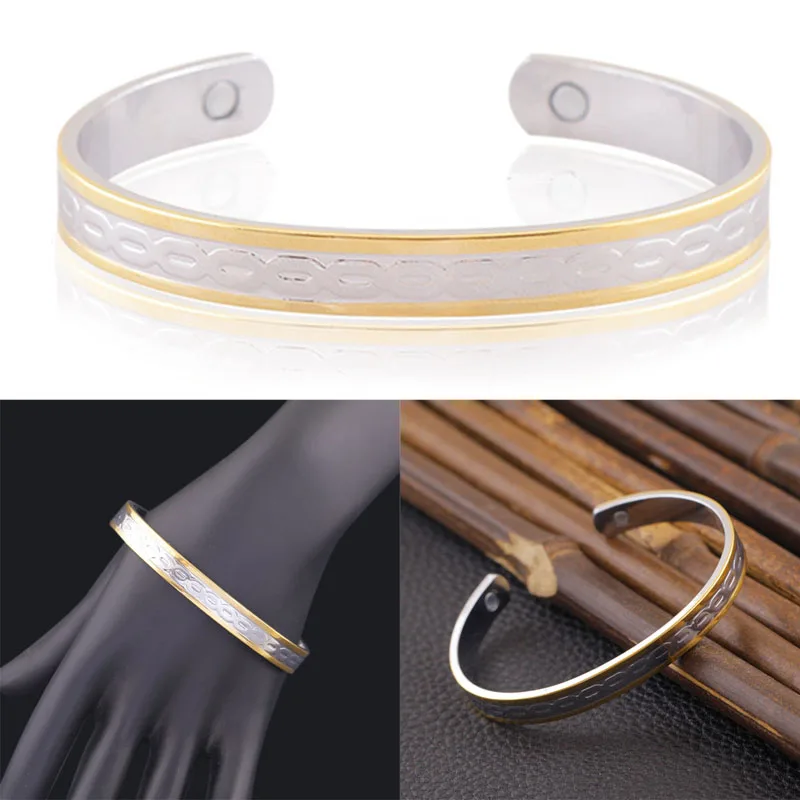 Retro Healing Therapy Copper Bracelet Bangle Cuff Arthritis