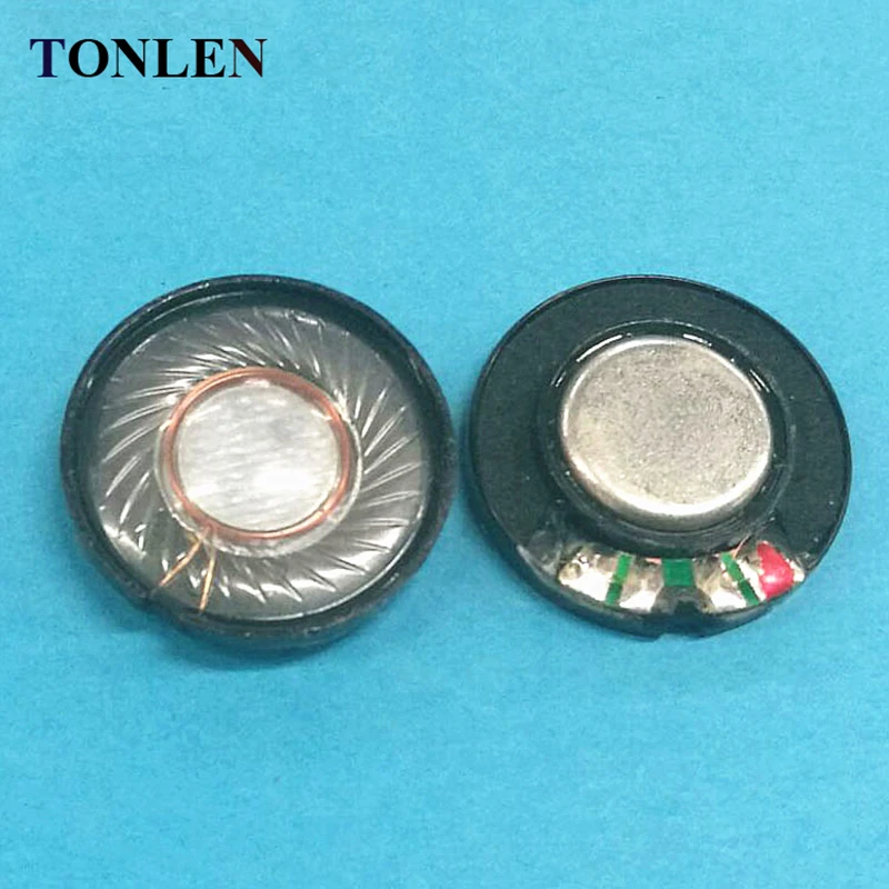 2pcs 23mm Headphone Speaker 0.25w 32ohm Dynamic Earphone Driver Unit