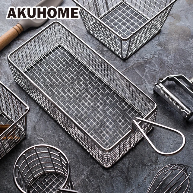 Restaurant Kitchen Accessories online shop stainless steel frying basket food basket french fries Restaurant Kitchen Accessories online shop stainless steel frying basket food basket french fries