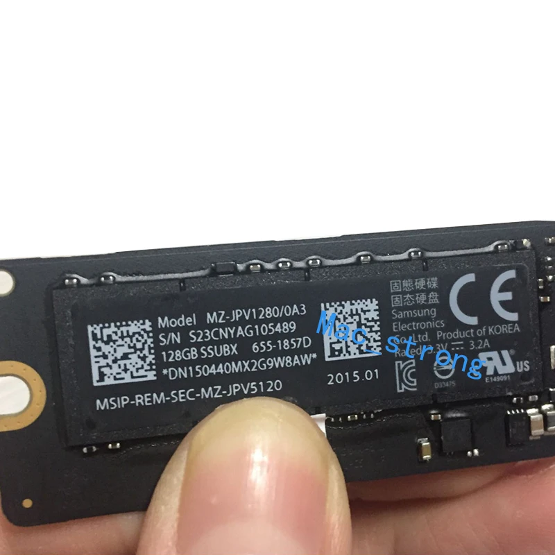 Подлинный 128 ГБ 256 ГБ 512 ГБ SSD для Macbook Air retina A1465 A1466 A1502 A1398 SSD твердотельный накопитель