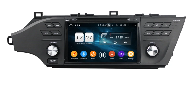 Sale 2 din 4G RAM Android 9.0 8 Core Car DVD GPS Navigation for Toyota Avalon 2008-2016 with Canbus gps navigation bt wifi 6