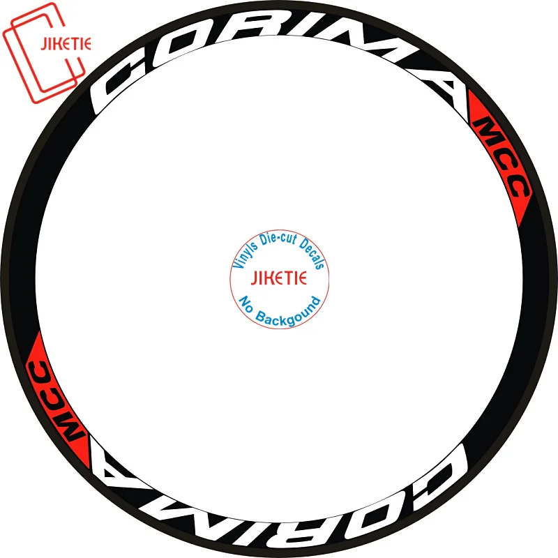 

MCC 2Wheels Road Bike 700c Wheel Vinyls Die-cut Stickers Stickers wheel Bike Decals Wheel Rim Cycling Wheel Rim Stickers
