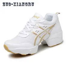 Низкая обувь для фитнеса, воздухопроницаемость, учительские латинские Сальса джаз, современная танцевальная обувь, женская обувь, танцевальные кроссовки, женская обувь, Современная