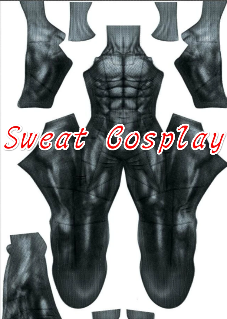 

New High Quality Custom Made Batman Costume Adult Men Spandex Lycra Suit with muscle shading Cosplay Costume