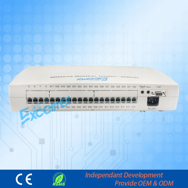 Excelltel /PABX/автоматическая телефонная станция (АТС) System/ CP832 416 4 PSTN line 16 extension|pabx telephone
