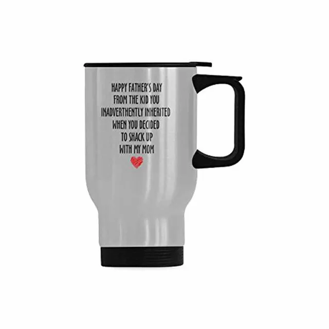happy fathers day from the kid you inadvertently inherited mug