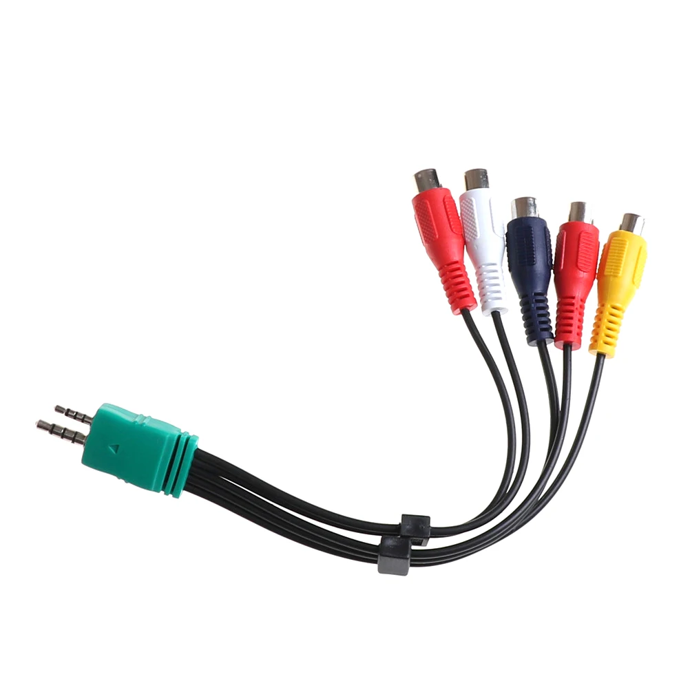 1 шт. 20 см 3 5 мм + 2 до 5RCA Аудио Видео AV компоненты адаптера кабеля для Samsung LED LCD TV