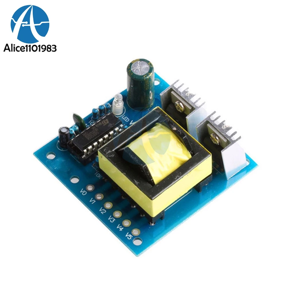 

150W MC Converter DC 12V To AC 220V Inverter Boost Transformer Power Board Module High Frequency Square Wave AC Output 20KHz