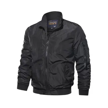 

2019 Fall Gothic Black Casual Plus Size Streetwear Men Jackets Loose Thick Pocket Zipper Autumn Overcoats Clothes Green Coats