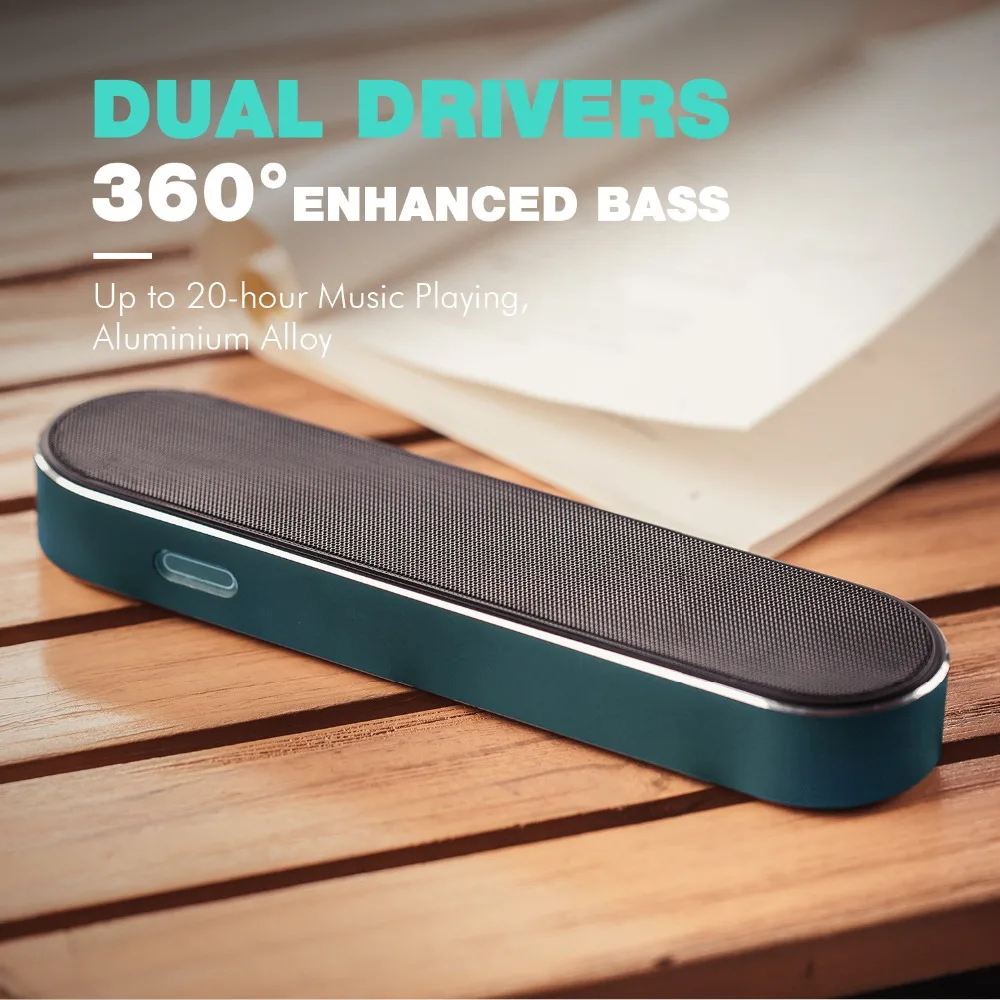Havit Bluetooth динамик 3D стерео супер бас беспроводной динамик 2000 мАч AUX портативный звуковой ящик для iPhone смартфон планшет M20