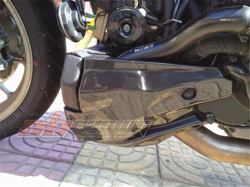 Боковые панели двигателя для Ducati Streetfighter полный углеродного волокна Twill защита