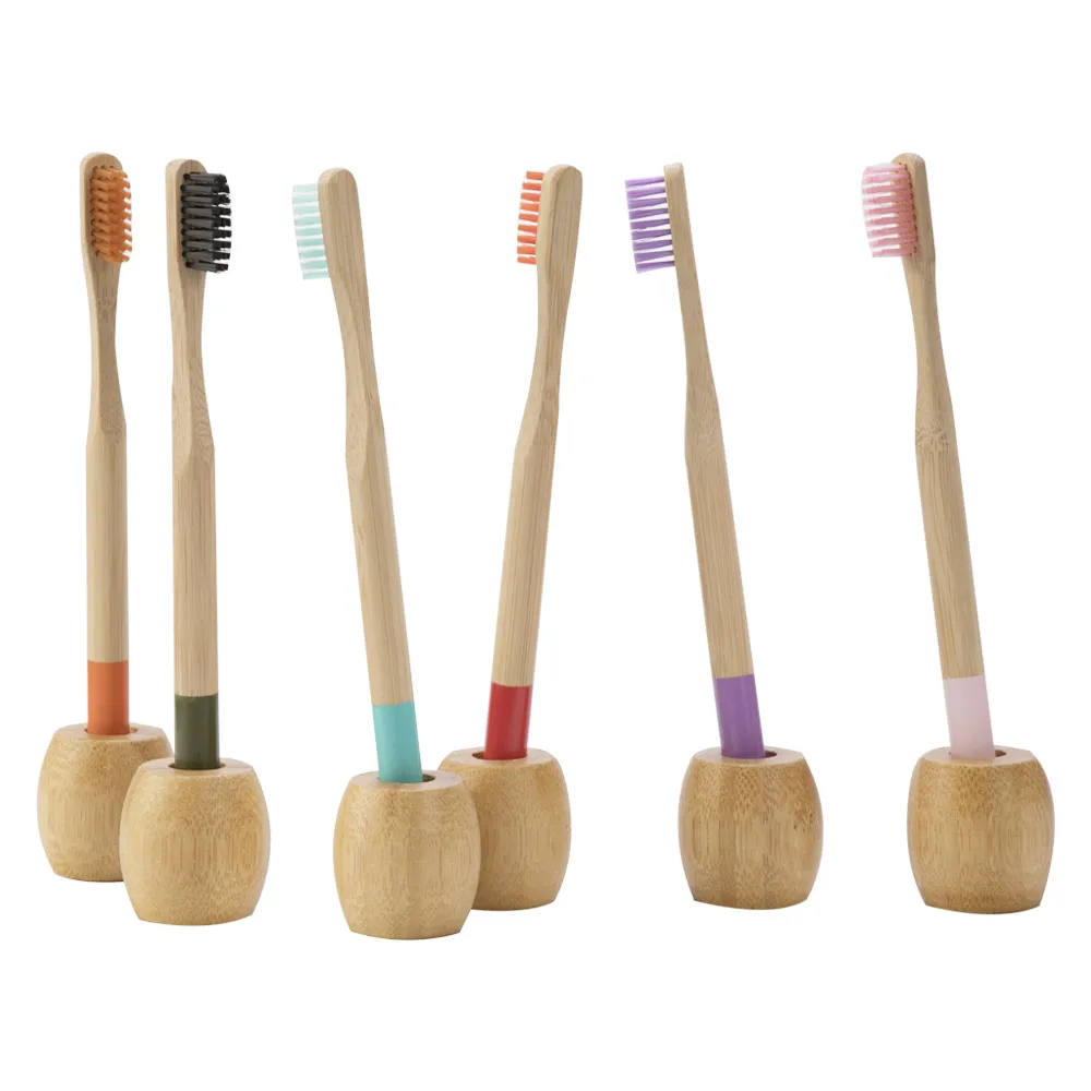 

2019 New Environment-friendly Wood Toothbrush Bamboo Toothbrush Handle Bamboo Fibre Wooden Handle Tooth brush For Adult