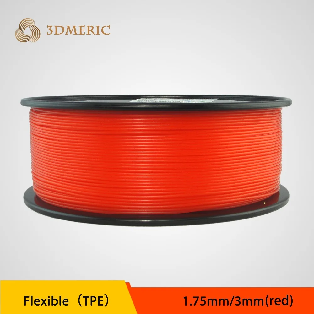 

WholeSale Price High Quality 3d printer filaments TPE 1.75mm/3mm Plastic printer Filament