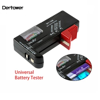 

AA/AAA/C/D/9V/1.5V Cell Pointer Display Universal Button Cell Battery Colour Coded Meter Indicate Volt Tester Checker BT-168