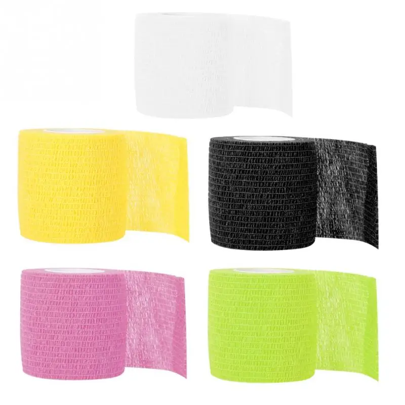 

1 pcs 5 Types of Camouflage Pattern Cotton Elastic Adhesive Strain Injury Muscle Sports Sticker Braces Supports