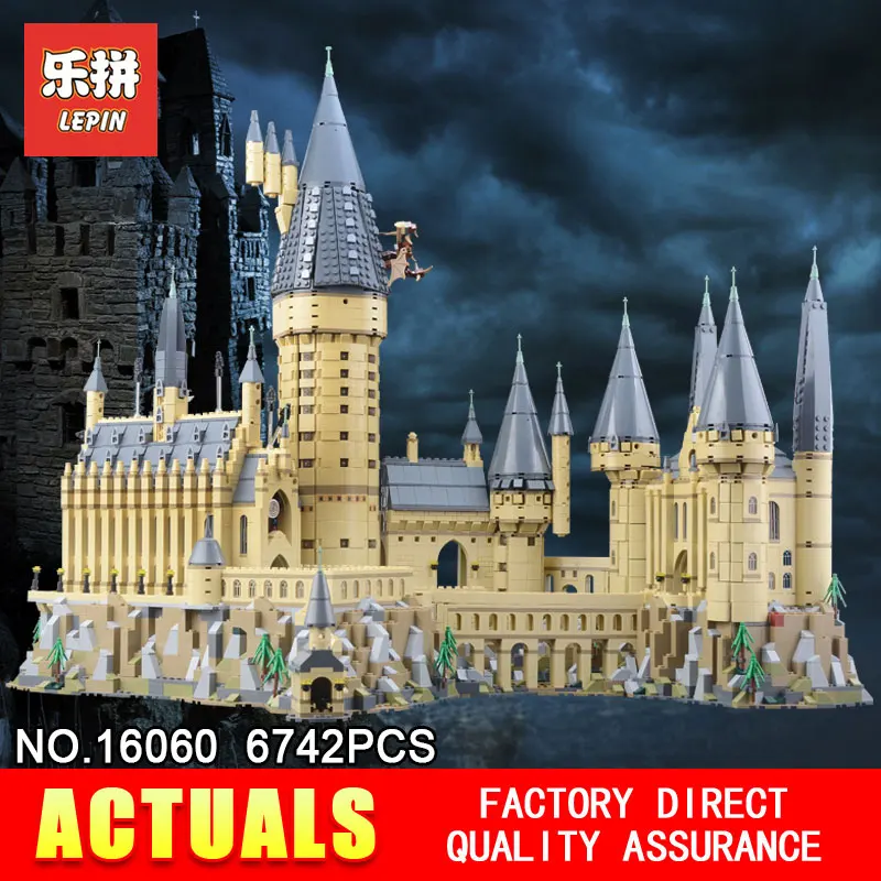 

Lepin 16060 Hogwarts Castle Magic School Compatible With The 71043 Educational Toys Christmas Birthday Building Blocks Bricks