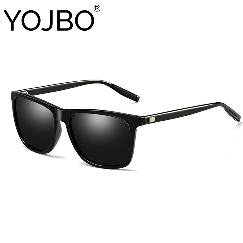 YOJBO, унисекс, Ретро стиль, солнцезащитные очки, мужские, поляризационные,, модные, женские, Ретро стиль, брендовые, дизайнерские, квадратные, солнцезащитные очки, Gafas De Sol Hombre