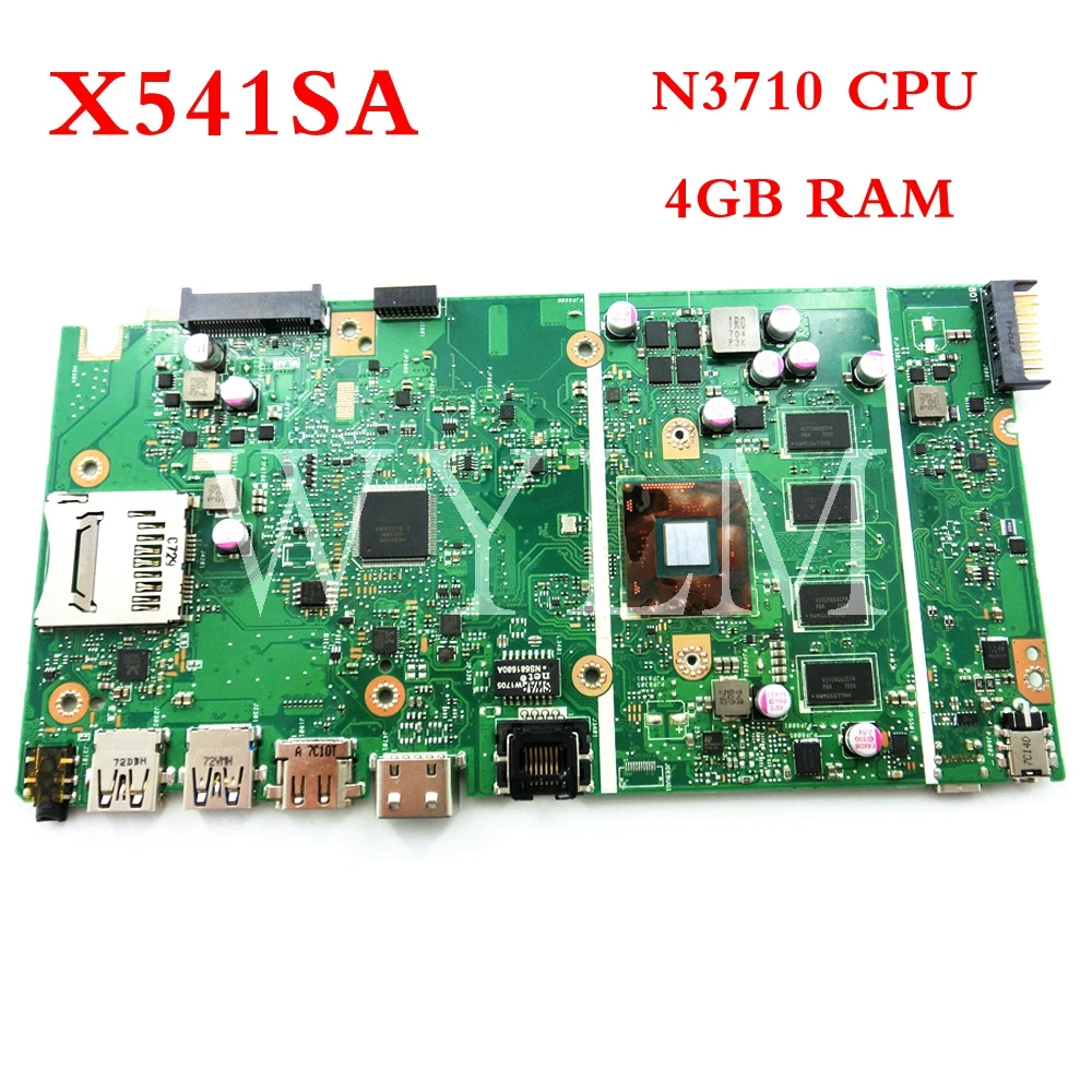 

X541SA N3710 CPU 4GB RAM mainboard For ASUS X541 X541S X541SA laptop notebook motherboard Tested Working 90NB0CH0-R00010