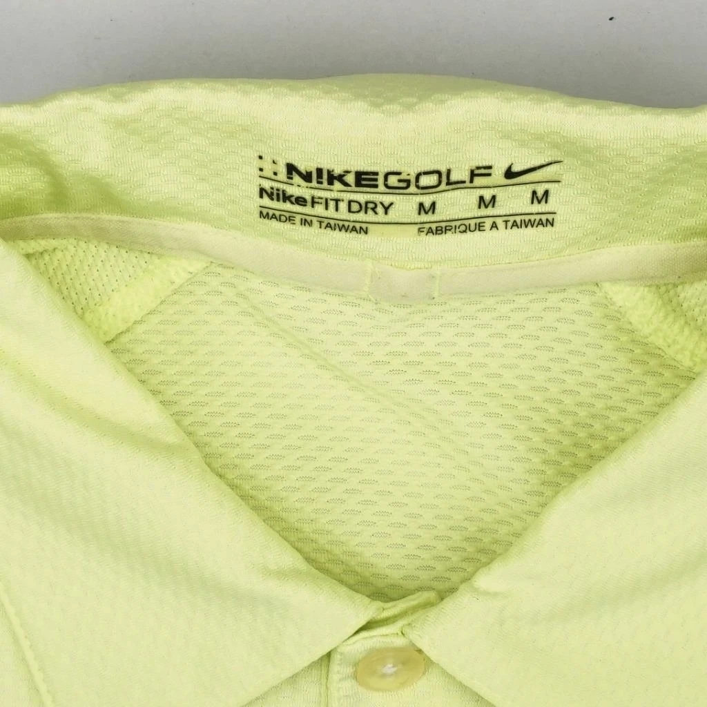 lime green golf shirt nike