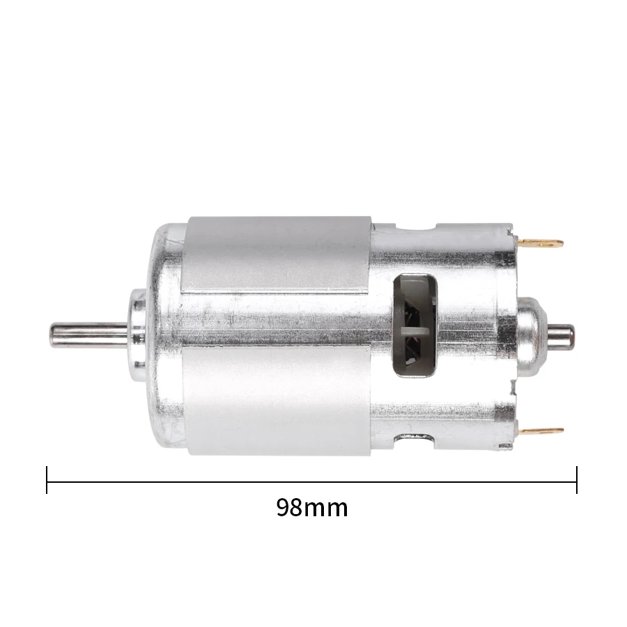 1 шт. микро двигатель 98*42 мм DC12-24V 150 Вт 15000-775 об./мин. 13000 Высокая Скорость Мощность двигатели 5 мм вал для автомойки Насос Опрыскиватель