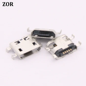 

200pcs/lot high quality Micro USB 5P Charging Port Connector Data Sync Power Jack for Lenovo S6000 S6000F A369 mobile phone etc