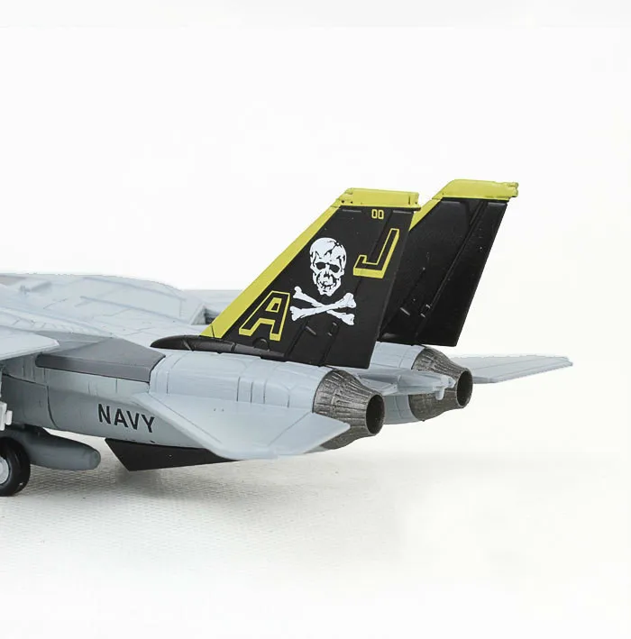 1/100 масштабная модель полученная литьем под давлением модель самолета F-14 истребитель моделирование военный бомбер самолет Готовые