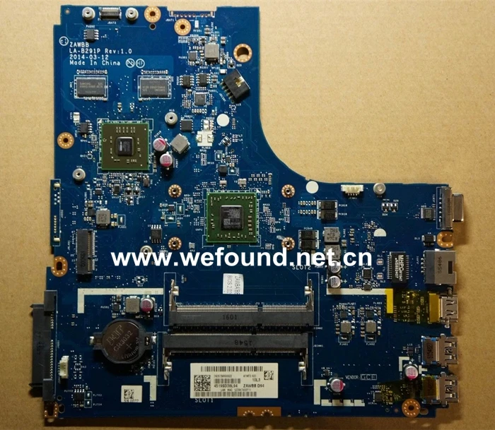 Материнская плата для ноутбука lenovo B50-45 LA-B291P, полностью протестирована