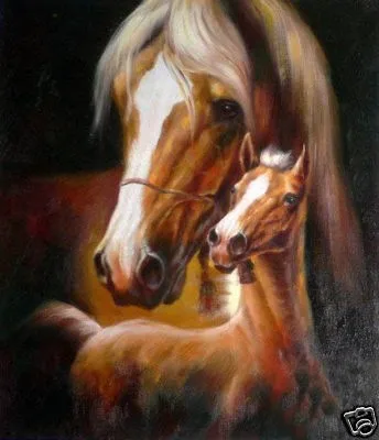 100 Hand Painted font b large b font font b Horse b font font b Paintings