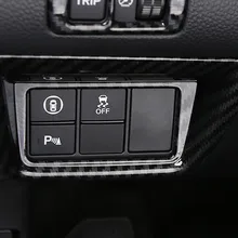 ABS Chrome лампа настройки коммутатора украшения левом нижнем Ближний управления украшения Рамка для Honda ACCORD MK10 ACCORD 10