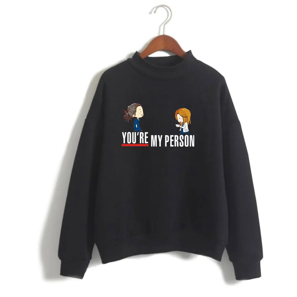 

Grey's Anatomy Sweatshirts Cool And Fashion Hoodies Women/men Black Autumn Spring Hoodies O Neck Printed Long Sleeve Sweatshirt