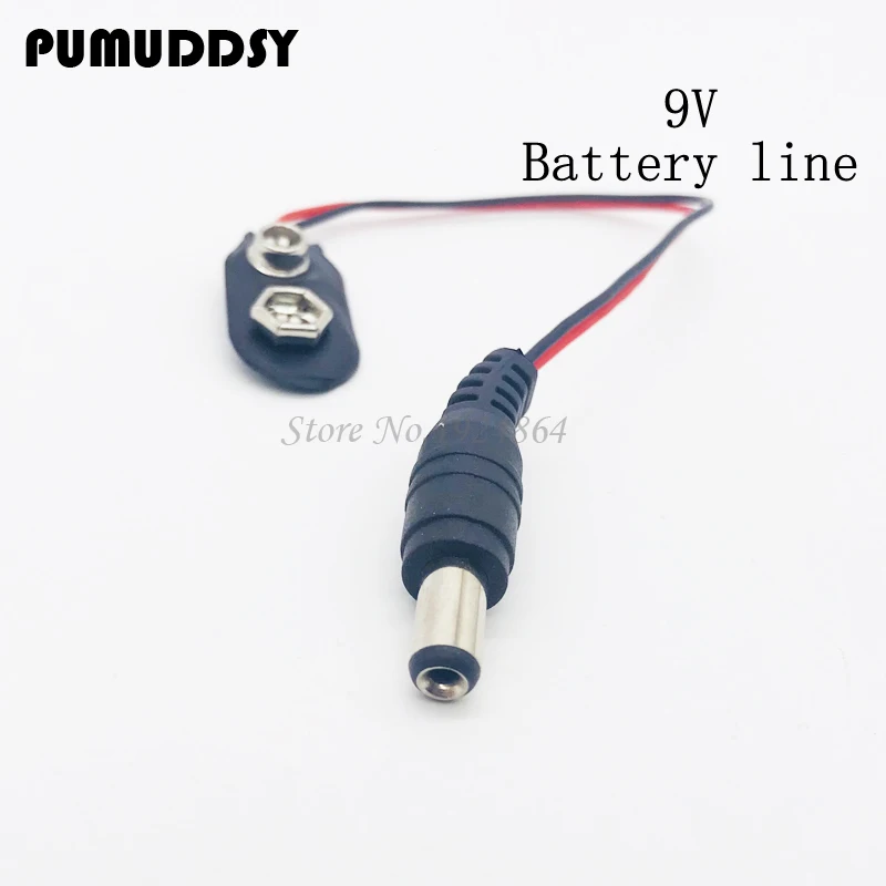 

10PCS Experimental 9V Battery Snap Power Cable to DC 9V Clip Male Line Battery Adapter Uno R3 DIY Jack Connector