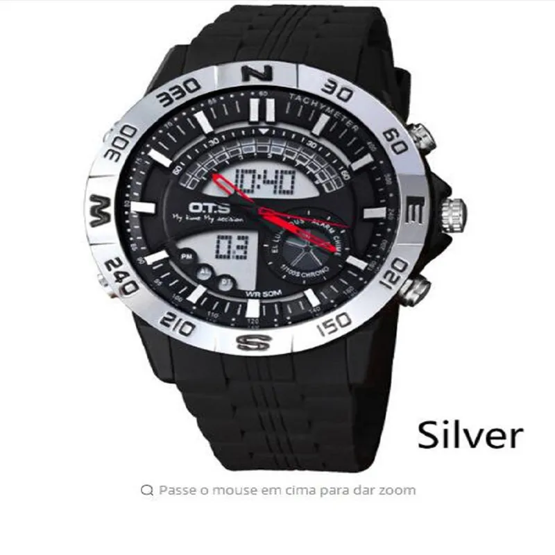 

2018 new listing OTS high-end authentic men's watch hot selling waterproof digital sports men's quartz watch men's watch