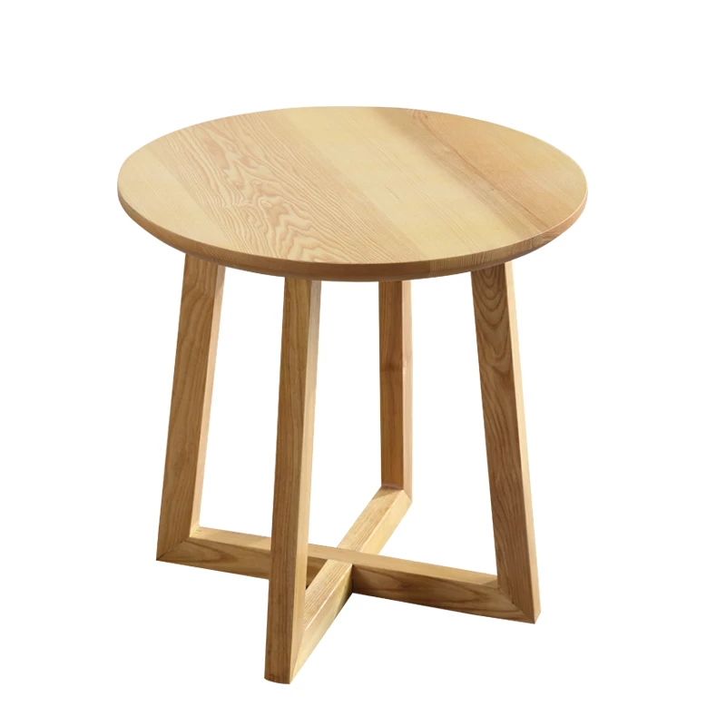 Simple Living Room Round Mini Side Table Solid Wood Coffee Table Simple Mobile Balcony Leisure Small Round Table Coffee Tables Aliexpress