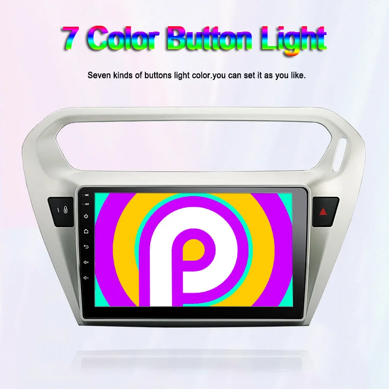 Cheap Funrover 2.5D+IPS 2 din Car dvd Multimedia player Android 9.0 For Peugeot 301 Citroen Elysee 2014 2015 2016 radio gps navigation 2