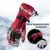 ROCKBROS Thermal Ski Gloves Waterproof Warmer Snowboard Gloves Snowmobile Motorcycle Windproof Sportswear Riding Cycling Glove