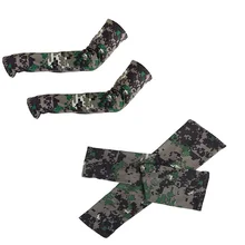 Лидер продаж, камуфляж охлаждающий руку рукава Защита от солнца УФ Чехол Для Гольфа Велоспорт велосипед Спорт нарукавники