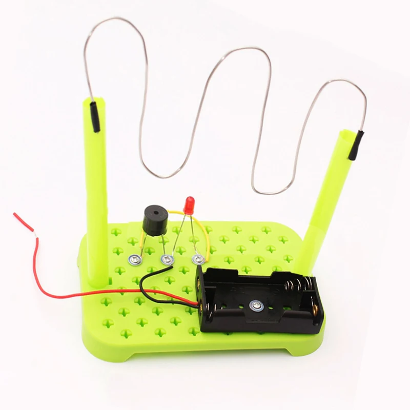 Electric Circuit Educational Kit Children Kid School Science Toy Light Discovery